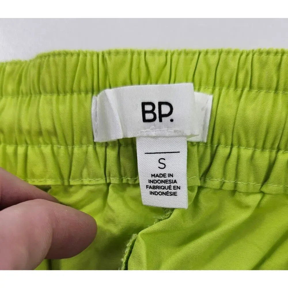 NWT BP Lime Green Shorts Women Prairie Cotton Sport Lounge Neoncore S Nordstrom